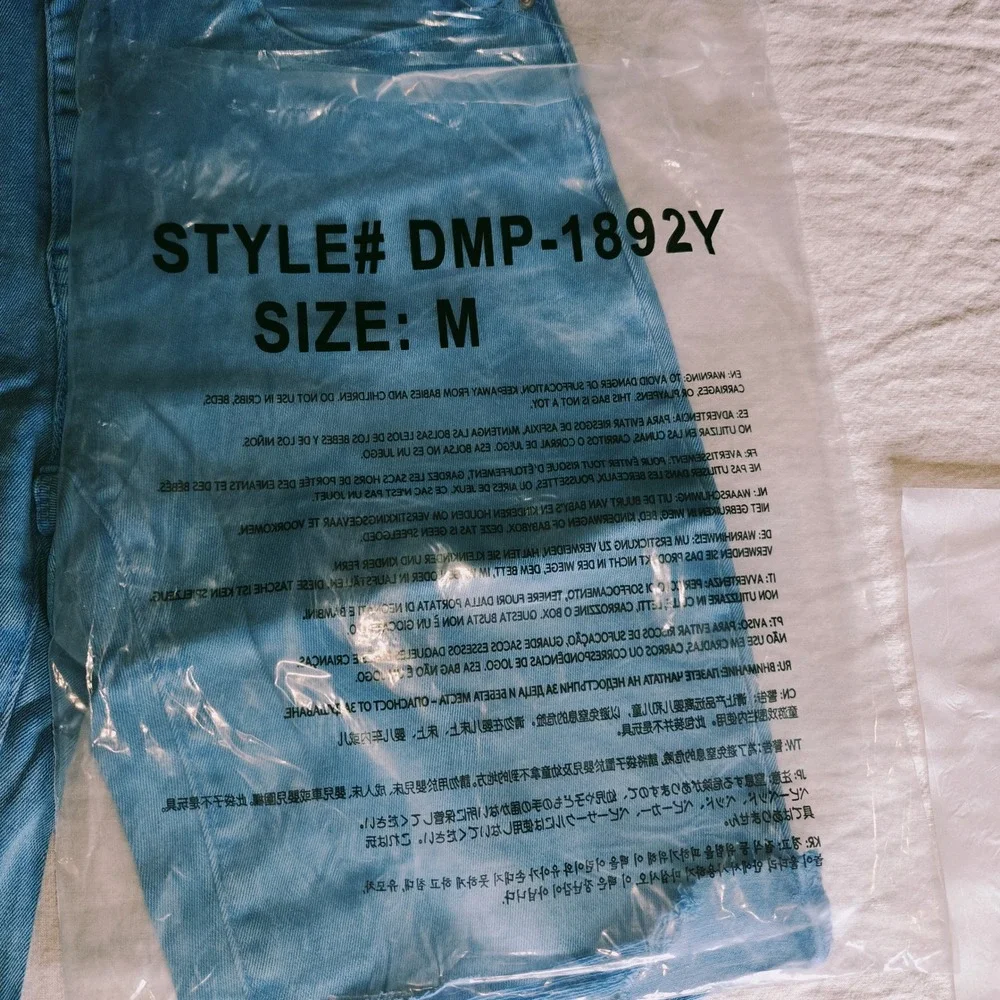 Zenana Acid Wash Dyed Bermuda Distressed‎ Shorts DMP-1892Y Ocean Blue Medium